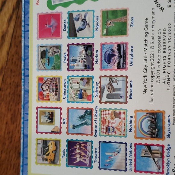 Factory Sealed -  New York City Memory and Matching Game - Picture 3 of 6